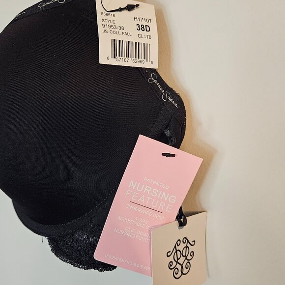 Jessica Simpson Nursing Bra Size 38D - Picture 3 of 5